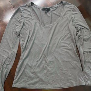 Grey Banana Republic Long Sleeve Shirt